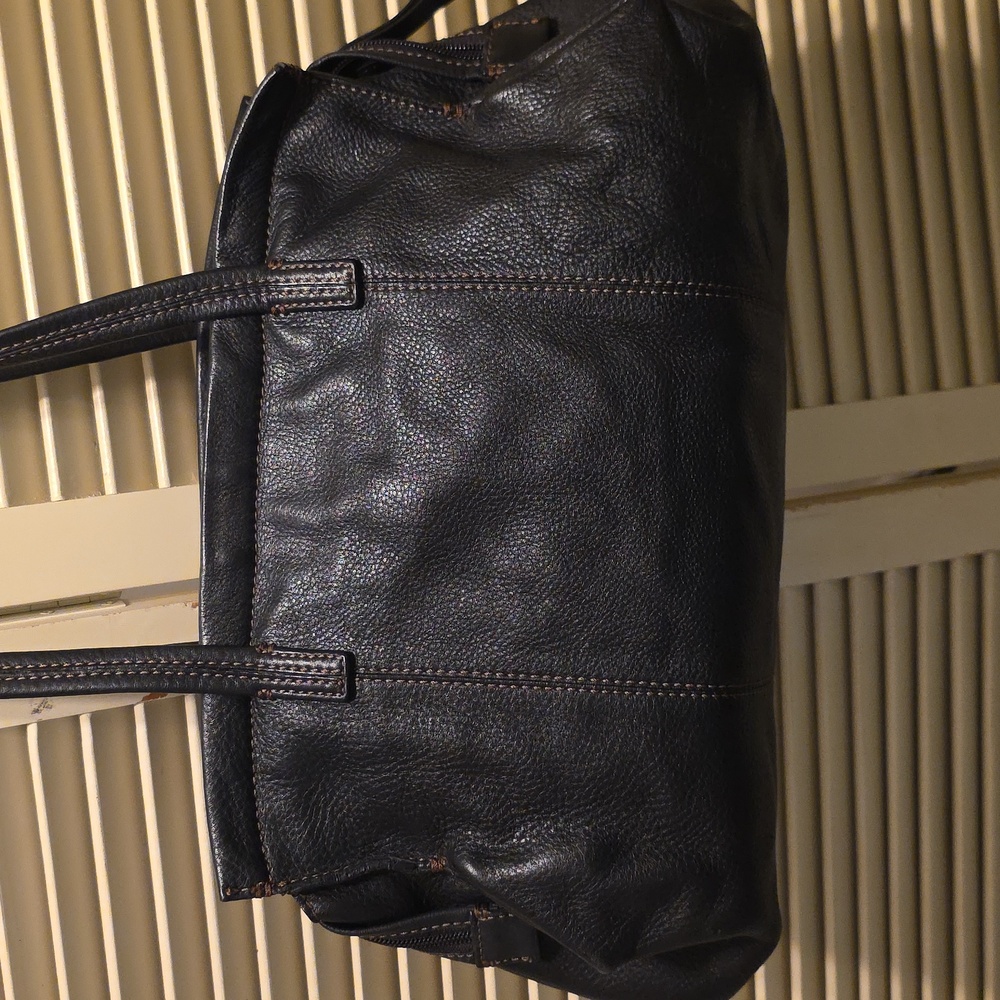 J. Jill Dark Brown Leather Handbag Purse
